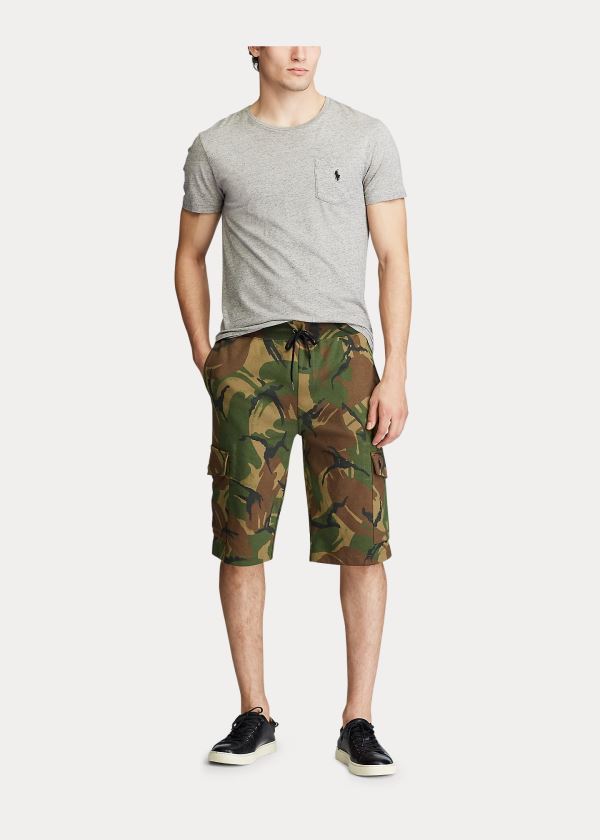 Pantalones Cortos Polo Ralph Lauren Hombre Camuflados - Double-Knit Cargo - QLGMO2190